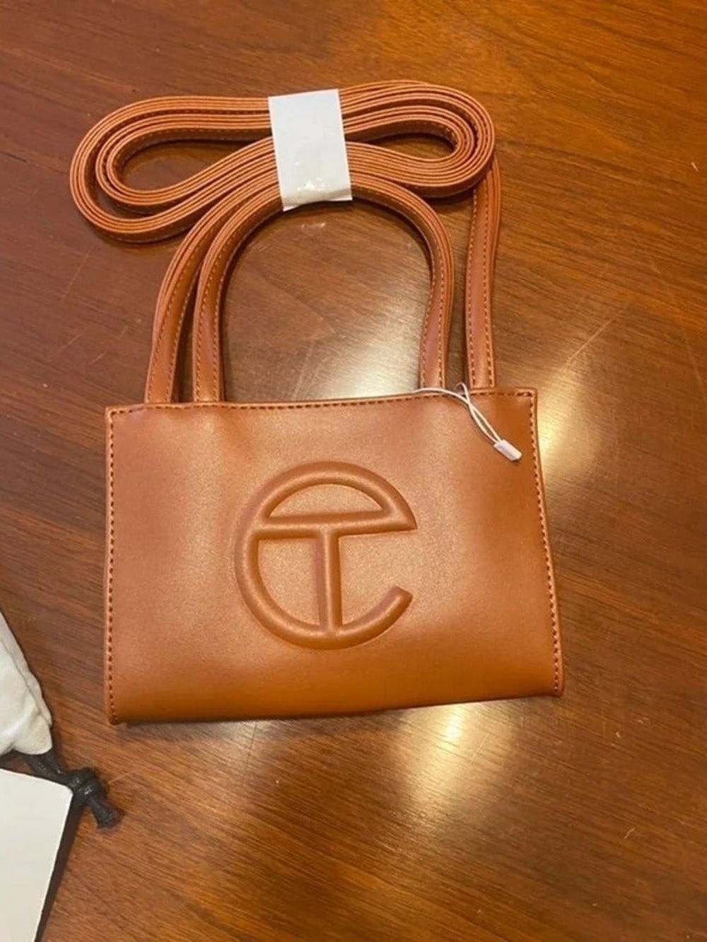 NWT Telfar Small Shopping Shoulder Bag Tan Handbag Tote S Crossbody Khaki